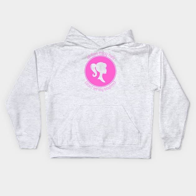 Enjoy Mint Kids Hoodie by Padzilla Designs